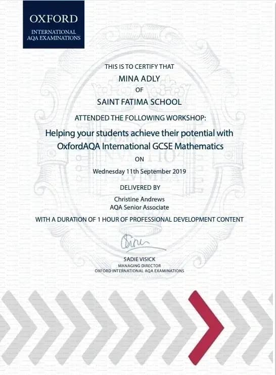Certification